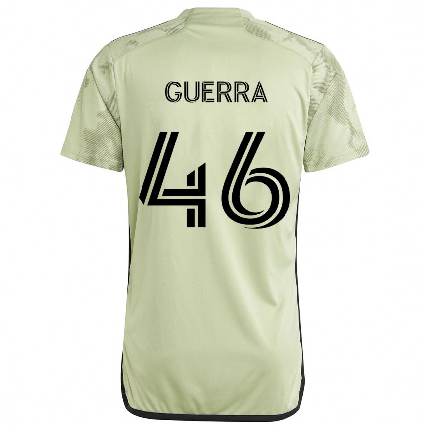 Niño Fútbol Camiseta Decarlo Guerra #46 Verde Claro 2ª Equipación 2024/25 Perú