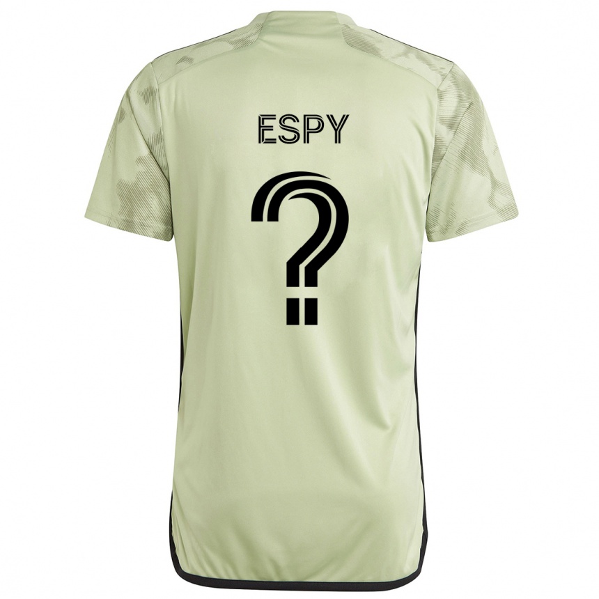 Niño Fútbol Camiseta Tyson Espy #0 Verde Claro 2ª Equipación 2024/25 Perú