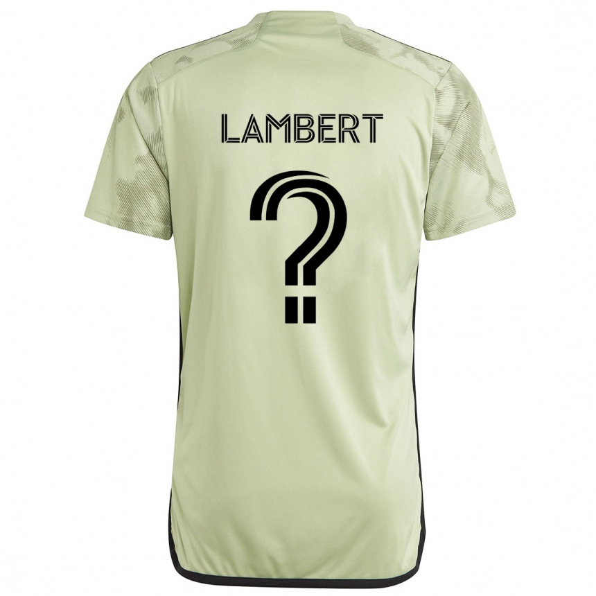 Niño Fútbol Camiseta Liam Lambert #0 Verde Claro 2ª Equipación 2024/25 Perú