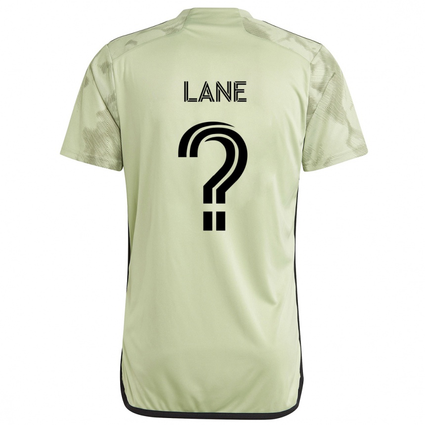 Niño Fútbol Camiseta James Lane #0 Verde Claro 2ª Equipación 2024/25 Perú