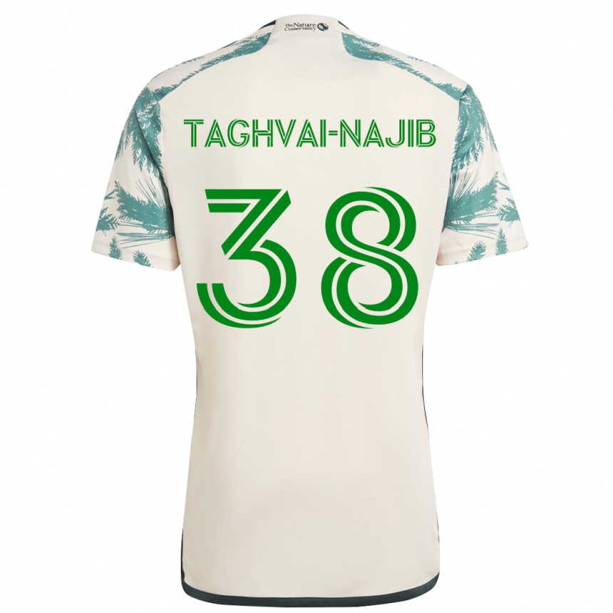 Niño Fútbol Camiseta Braxton Taghvai-Najib #38 Beige Marrón 2ª Equipación 2024/25 Perú