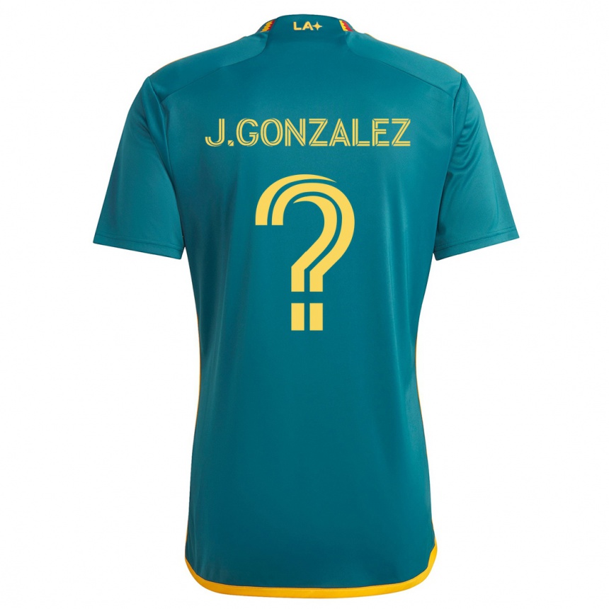 Niño Fútbol Camiseta Jesse Gonzalez #0 Verde Amarillo 2ª Equipación 2024/25 Perú