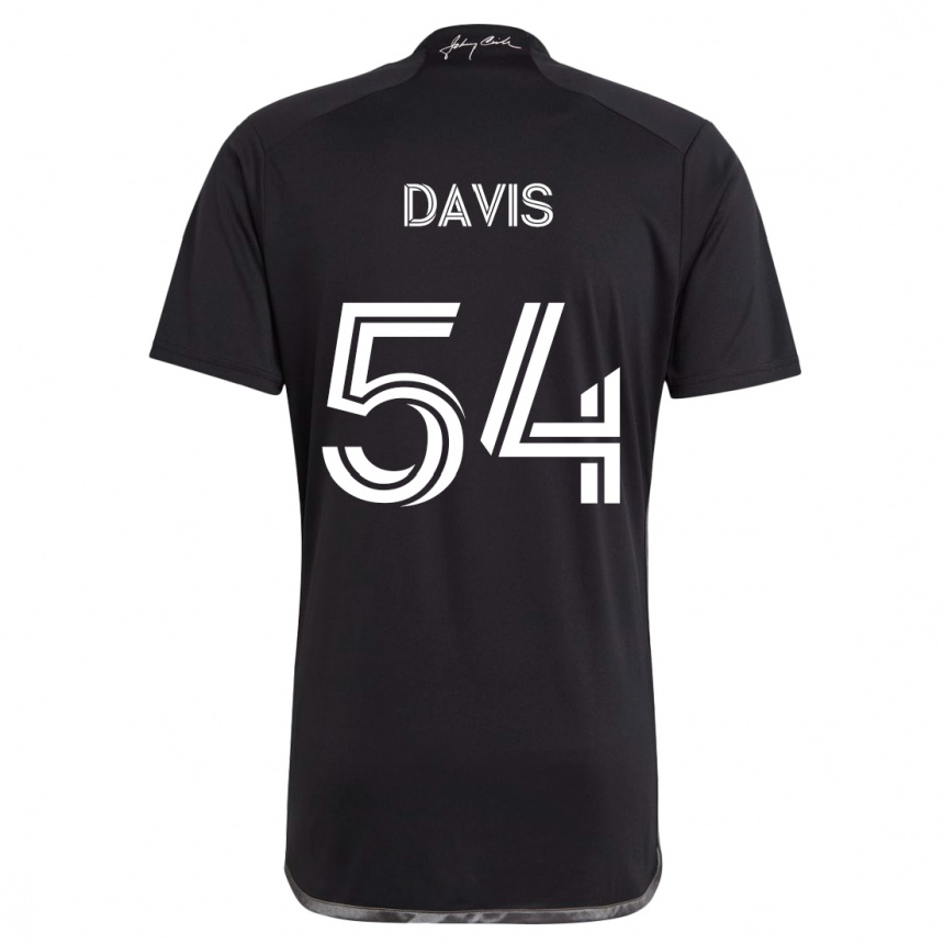 Niño Fútbol Camiseta Sean Davis #54 Negro 2ª Equipación 2024/25 Perú