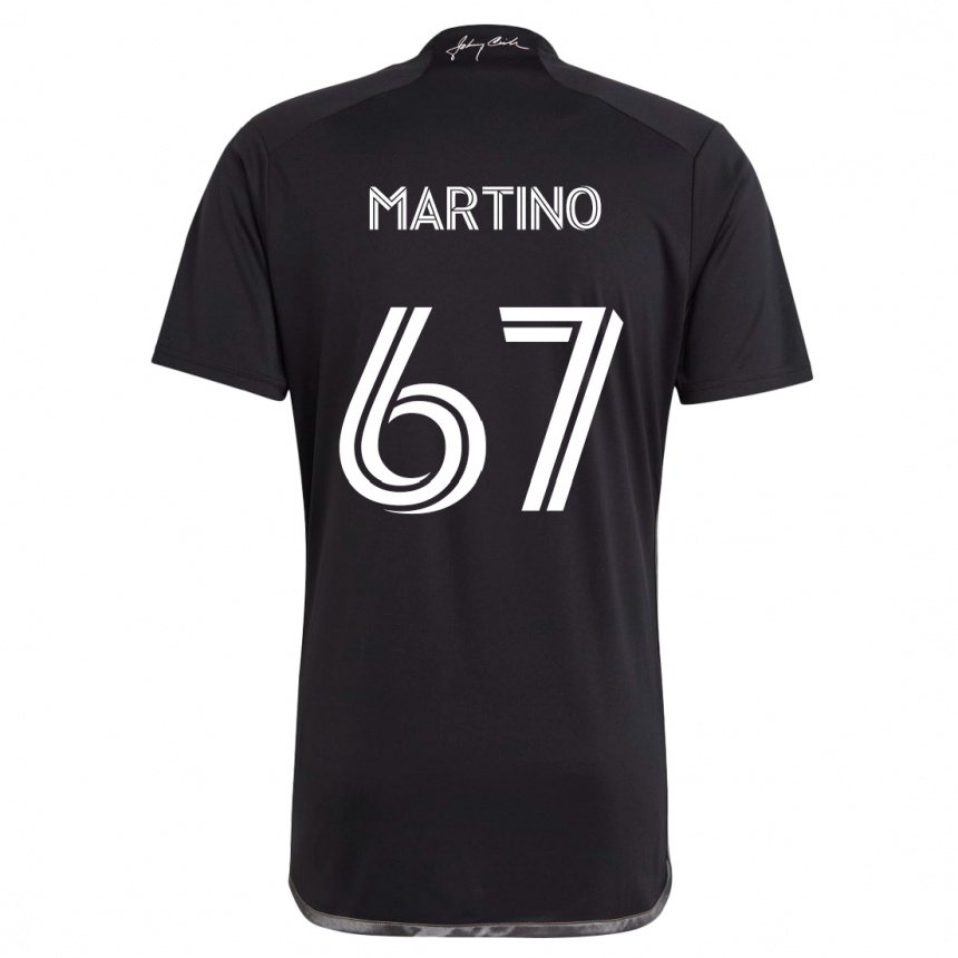 Niño Fútbol Camiseta Ben Martino #67 Negro 2ª Equipación 2024/25 Perú