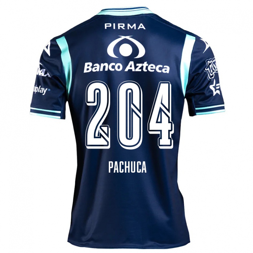 Niño Fútbol Camiseta José Pachuca #204 Azul Marino 2ª Equipación 2024/25 Perú