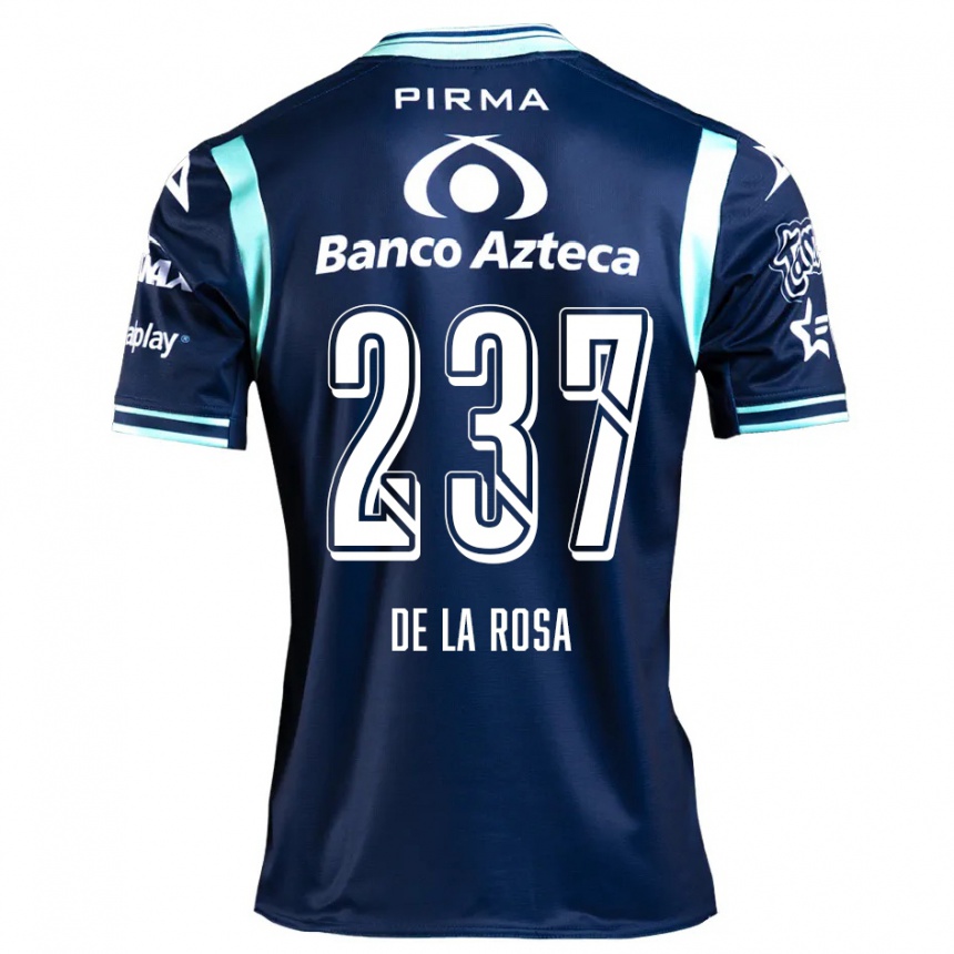 Niño Fútbol Camiseta Álvaro De La Rosa #237 Azul Marino 2ª Equipación 2024/25 Perú