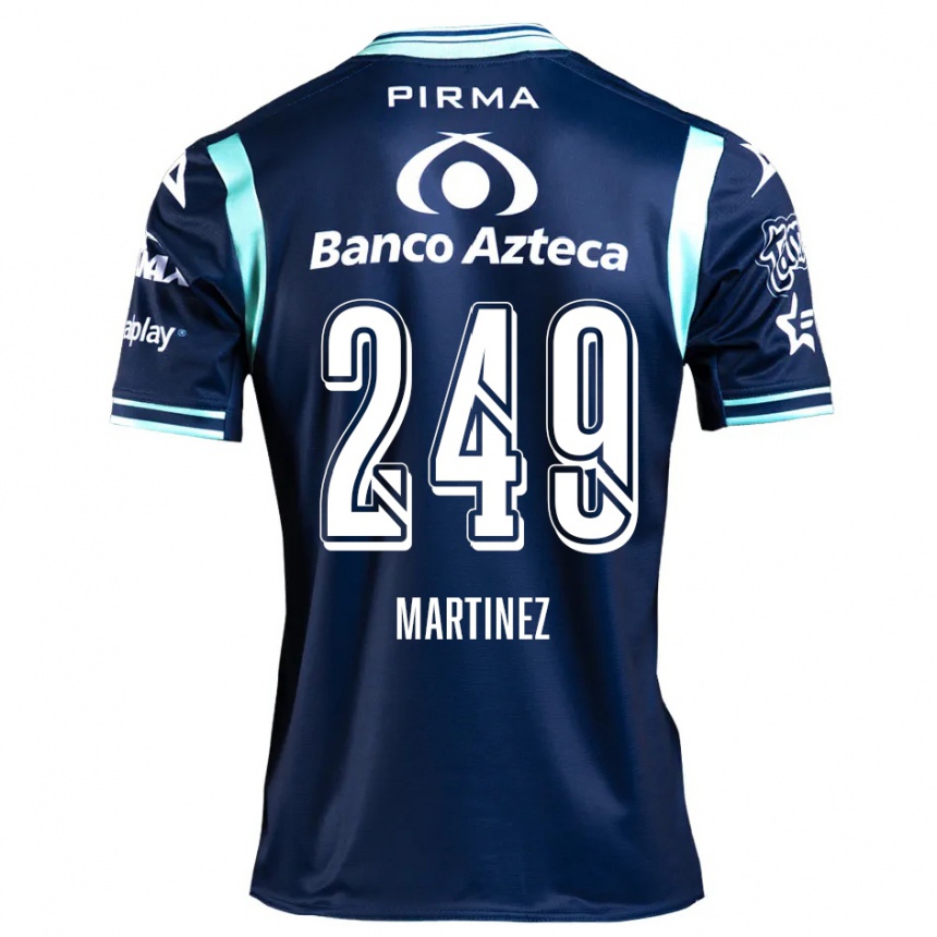 Niño Fútbol Camiseta Juan Martínez #249 Azul Marino 2ª Equipación 2024/25 Perú