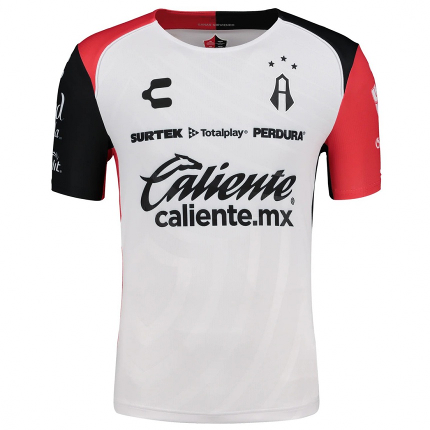 Niño Fútbol Camiseta Orlando Gutiérrez #363 Blanco Rojo Negro 2ª Equipación 2024/25 Perú