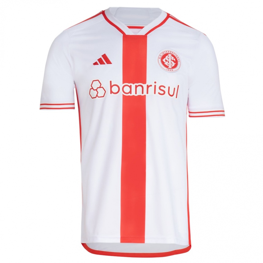 Niño Fútbol Camiseta Lucas Alario #31 Blanco Rojo 2ª Equipación 2024/25 Perú