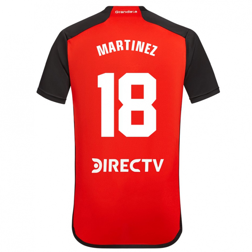 Niño Fútbol Camiseta Pity Martínez #18 Rojo Negro Blanco 2ª Equipación 2024/25 Perú