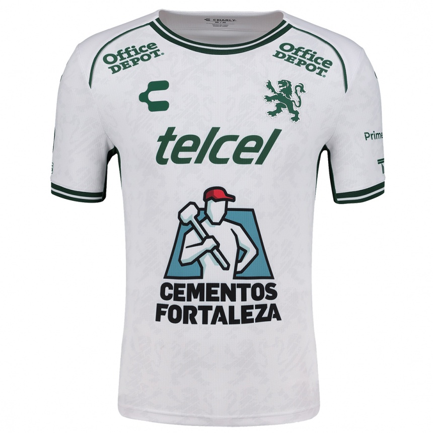 Niño Fútbol Camiseta Youssef Ortiz #236 Blanco Verde 2ª Equipación 2024/25 Perú