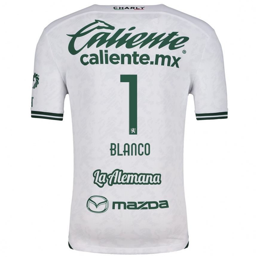 Niño Fútbol Camiseta Alfonso Blanco #1 Blanco Verde 2ª Equipación 2024/25 Perú