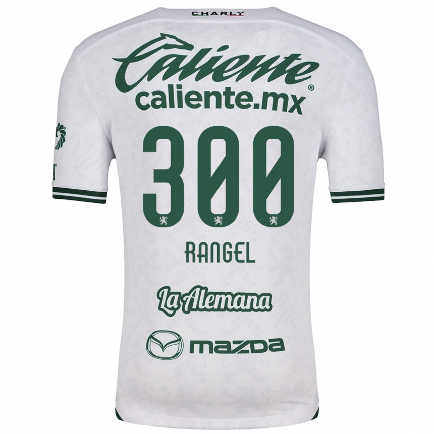 Niño Fútbol Camiseta Luis Rangel #300 Blanco Verde 2ª Equipación 2024/25 Perú