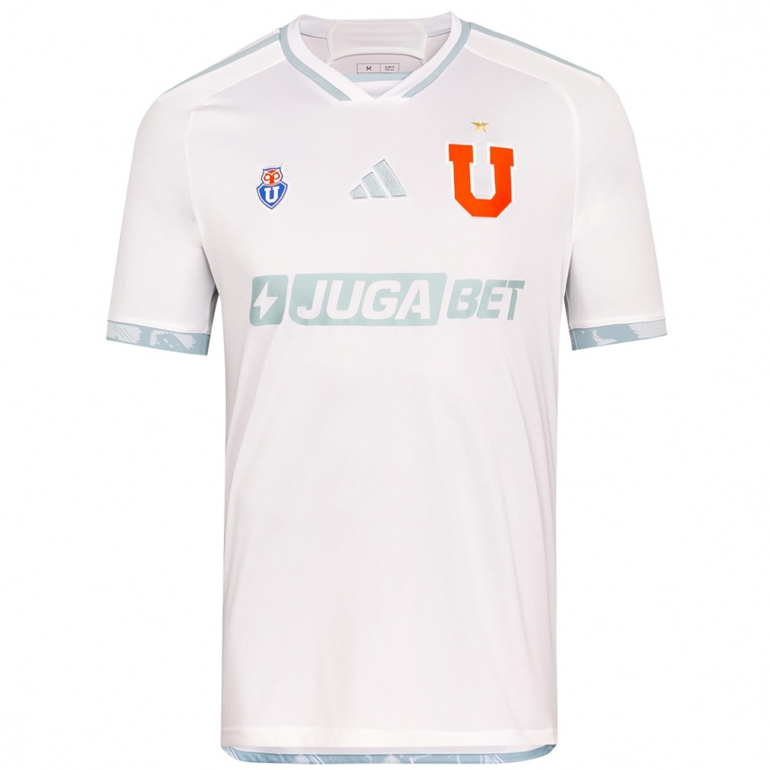 Niño Fútbol Camiseta Cristian Palacios #30 Gris Blanco 2ª Equipación 2024/25 Perú