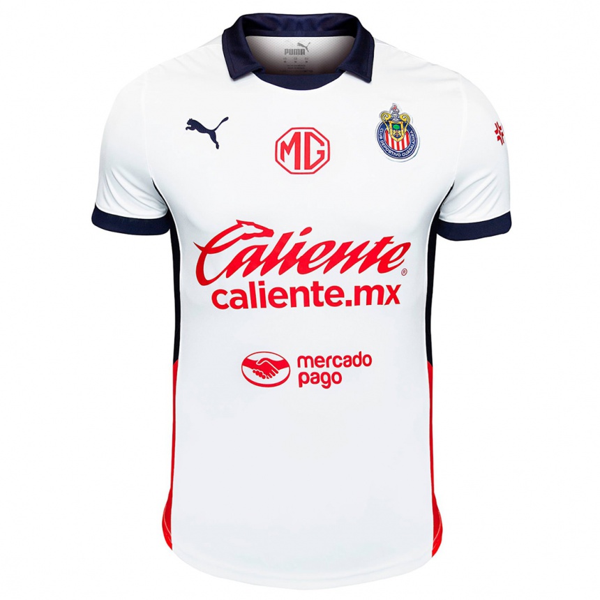 Niño Fútbol Camiseta Diego Martínez #211 Blanco Rojo Azul 2ª Equipación 2024/25 Perú