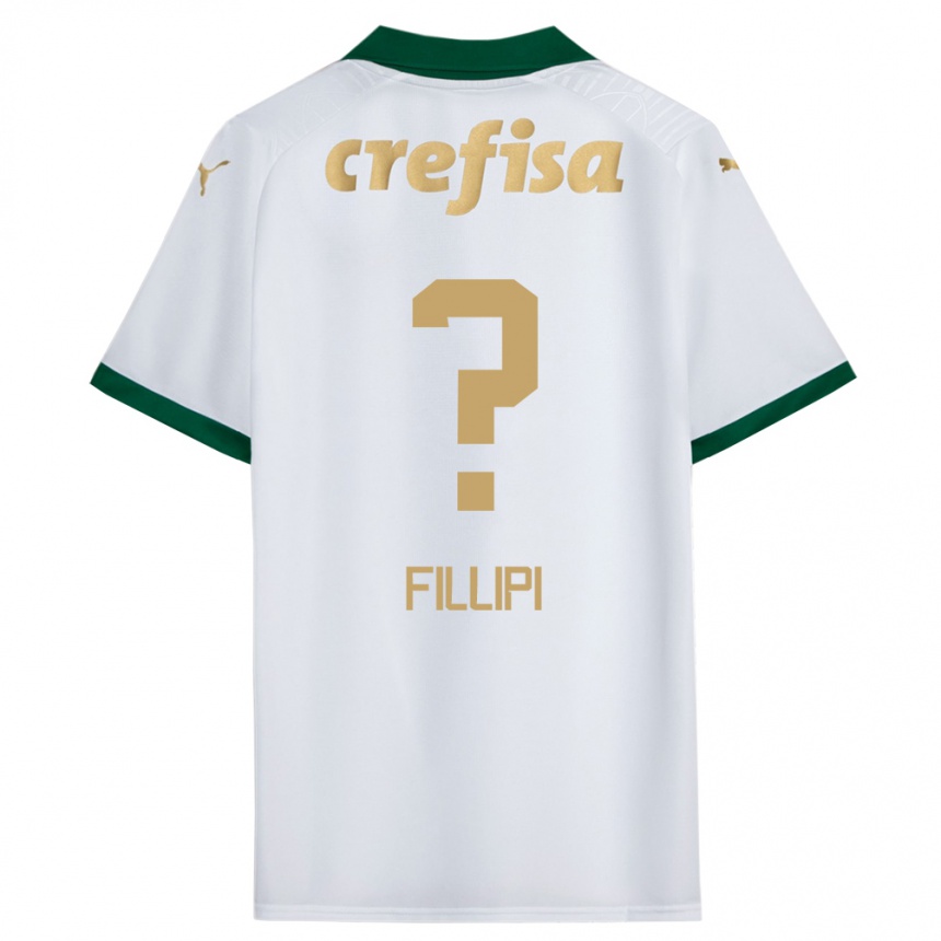 Niño Fútbol Camiseta Riquelme Fillipi #0 Blanco Verde 2ª Equipación 2024/25 Perú