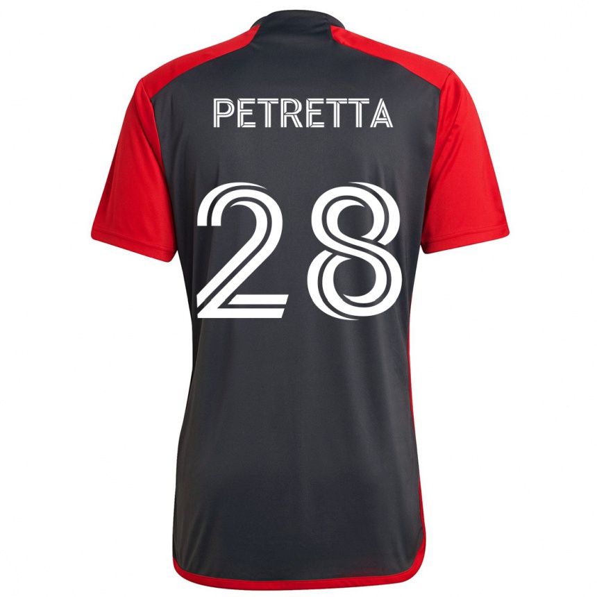 Hombre Fútbol Camiseta Raoul Petretta #28 Rojo Grayn 1ª Equipación 2024/25 Perú