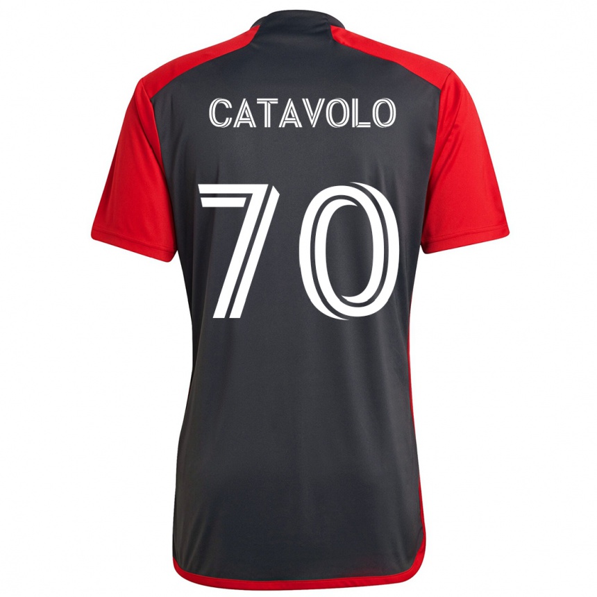 Hombre Fútbol Camiseta Matthew Catavolo #70 Rojo Grayn 1ª Equipación 2024/25 Perú