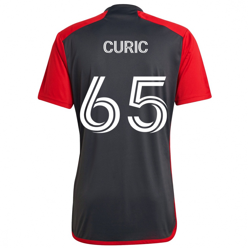 Hombre Fútbol Camiseta Antony Curic #65 Rojo Grayn 1ª Equipación 2024/25 Perú