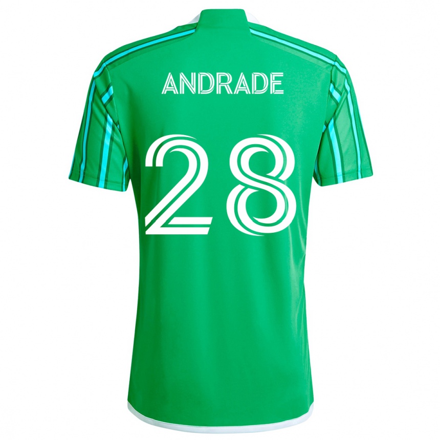 Hombre Fútbol Camiseta Yeimar Gómez Andrade #28 Verde Blanco 1ª Equipación 2024/25 Perú