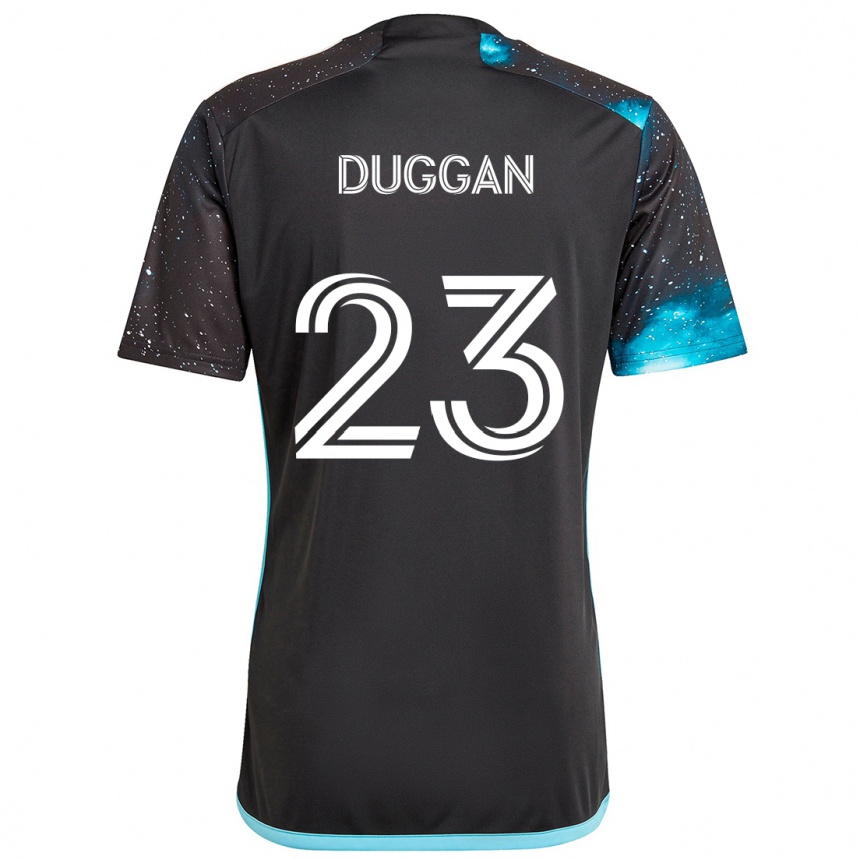 Hombre Fútbol Camiseta Morris Duggan #23 Azul Negro 1ª Equipación 2024/25 Perú