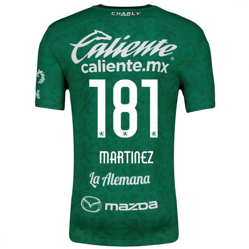 Hombre Fútbol Camiseta Irving Martínez #181 Verde Blanco 1ª Equipación 2024/25 Perú