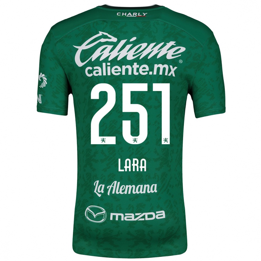 Hombre Fútbol Camiseta Tristán Lara #251 Verde Blanco 1ª Equipación 2024/25 Perú