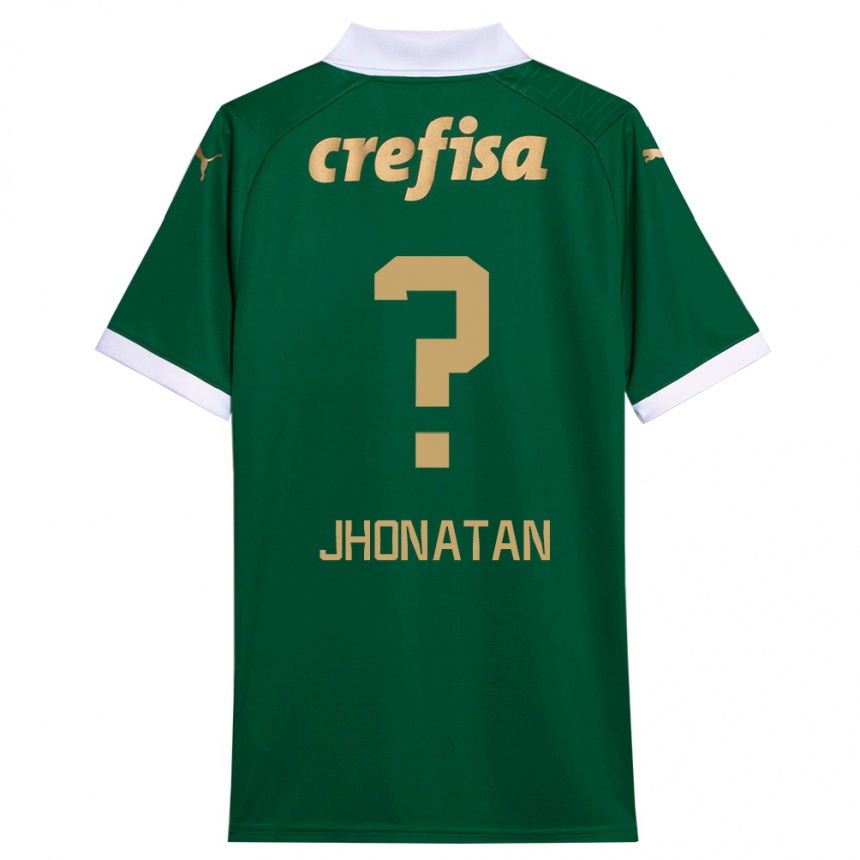 Hombre Fútbol Camiseta Jhonatan #0 Verde Blanco 1ª Equipación 2024/25 Perú