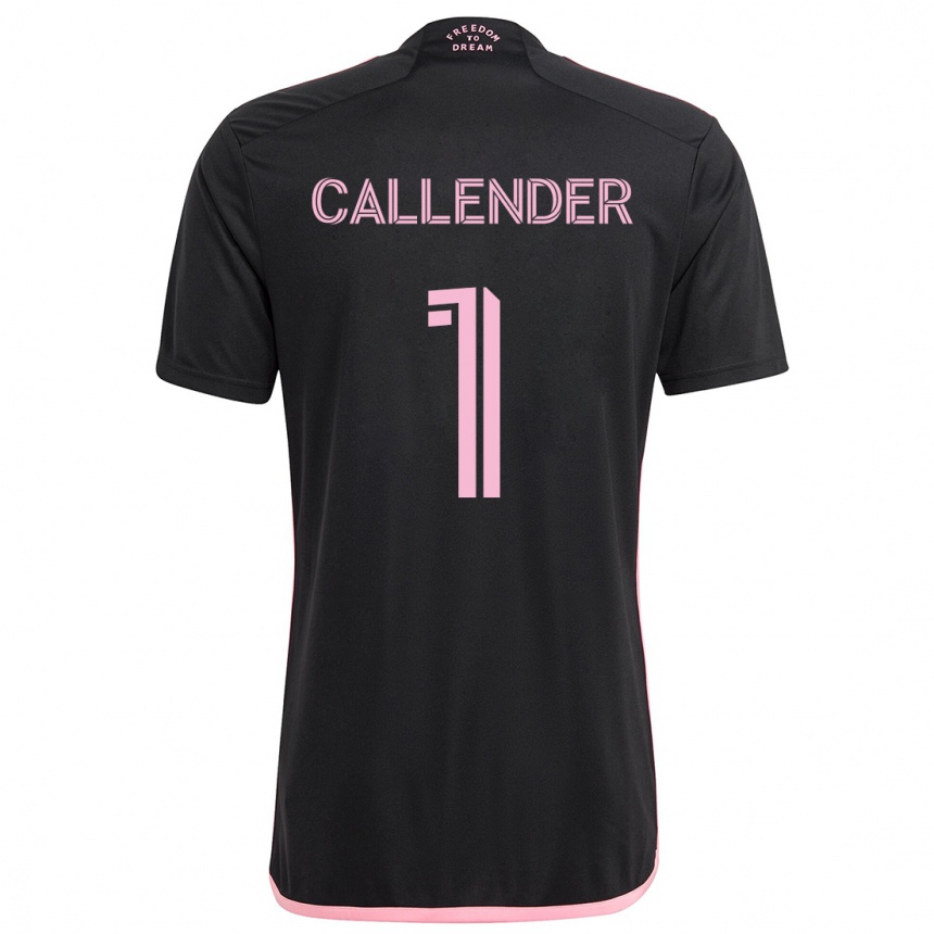 Hombre Fútbol Camiseta Drake Callender #1 Negro 2ª Equipación 2024/25 Perú