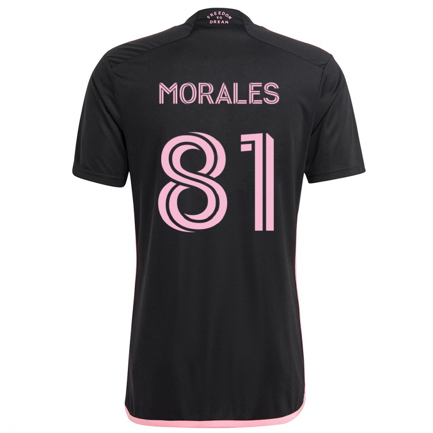 Hombre Fútbol Camiseta Santiago Morales #81 Negro 2ª Equipación 2024/25 Perú