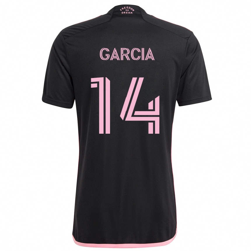 Hombre Fútbol Camiseta Santiago Garcia #14 Negro 2ª Equipación 2024/25 Perú