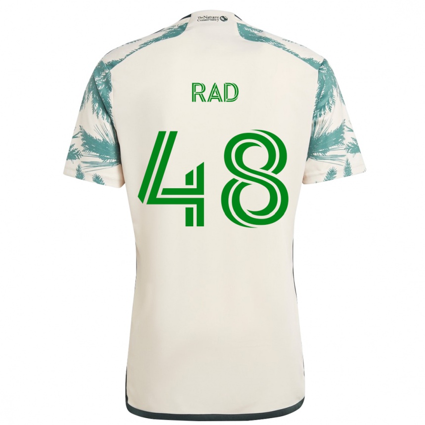 Hombre Fútbol Camiseta Kaveh Rad #48 Beige Marrón 2ª Equipación 2024/25 Perú