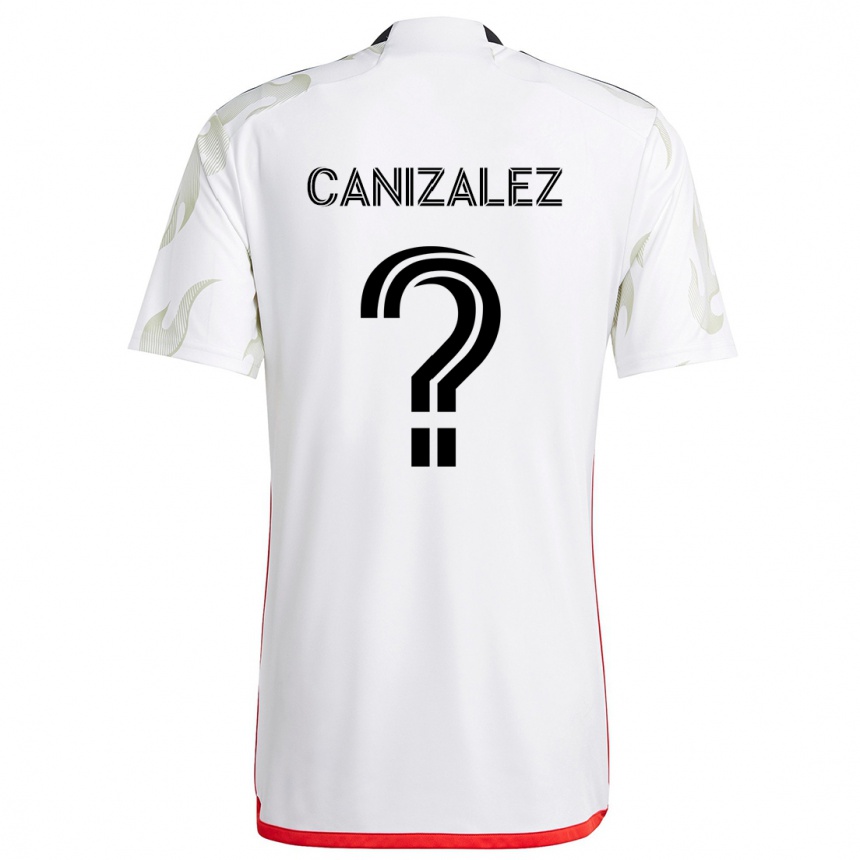 Hombre Fútbol Camiseta Henry Canizalez #0 Blanco Rojo Negro 2ª Equipación 2024/25 Perú