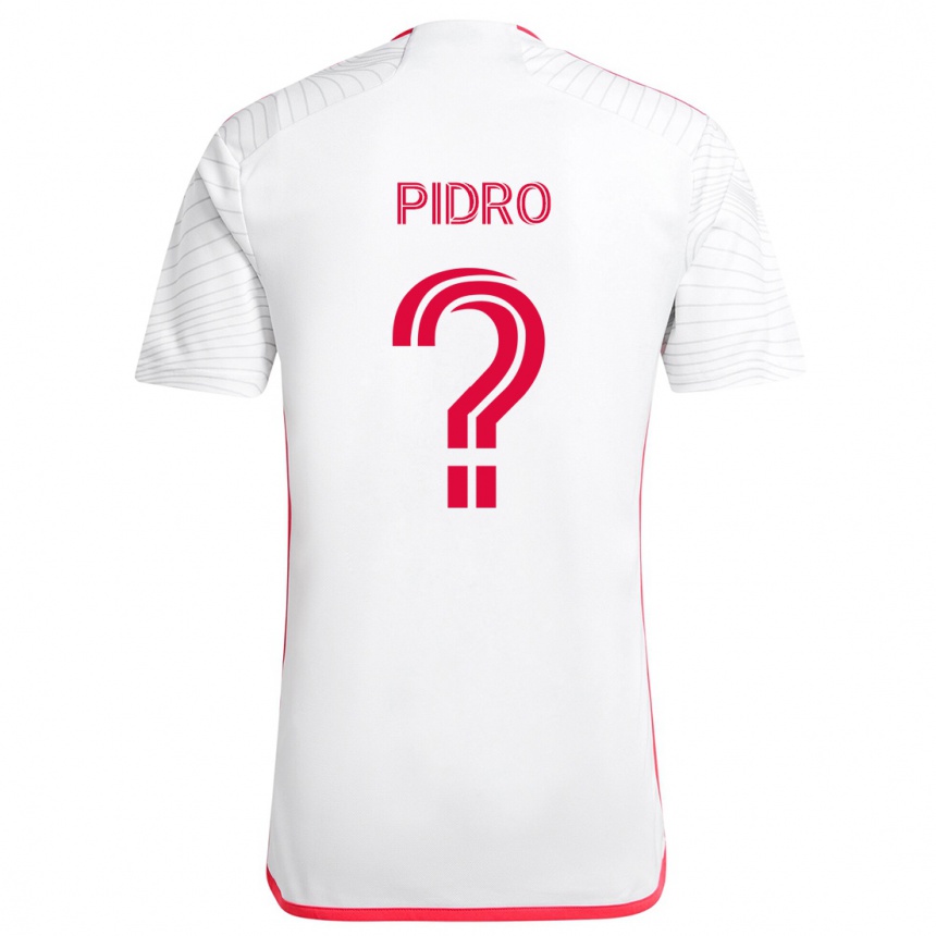 Hombre Fútbol Camiseta Selmir Pidro #0 Blanco Rojo 2ª Equipación 2024/25 Perú