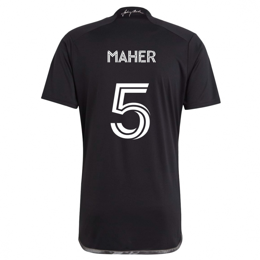 Hombre Fútbol Camiseta Jack Maher #5 Negro 2ª Equipación 2024/25 Perú