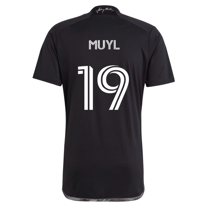 Hombre Fútbol Camiseta Alex Muyl #19 Negro 2ª Equipación 2024/25 Perú