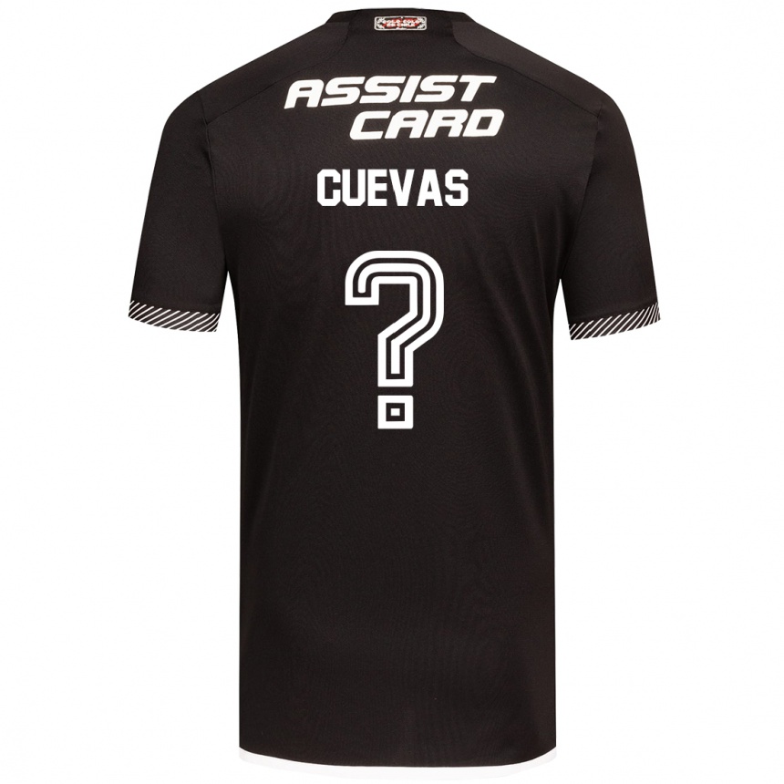 Hombre Fútbol Camiseta Yastin Cuevas #0 Blanco Negro 2ª Equipación 2024/25 Perú