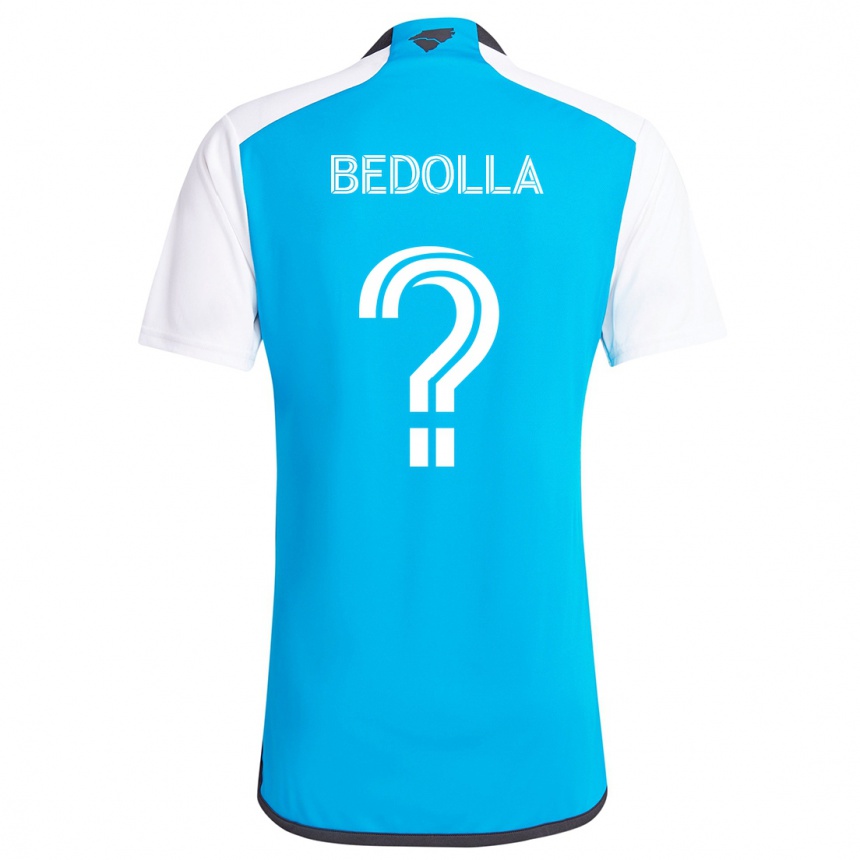 Mujer Fútbol Camiseta Brando Bedolla #0 Azul Blanco 1ª Equipación 2024/25 Perú