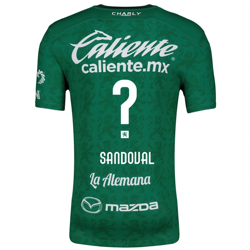 Mujer Fútbol Camiseta Axel Sandoval #0 Verde Blanco 1ª Equipación 2024/25 Perú