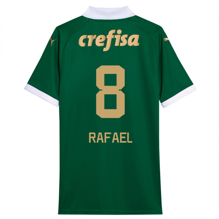 Mujer Fútbol Camiseta Zé Rafael #8 Verde Blanco 1ª Equipación 2024/25 Perú