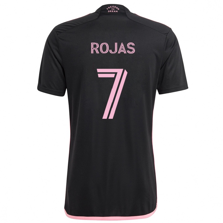 Mujer Fútbol Camiseta Matías Rojas #7 Negro 2ª Equipación 2024/25 Perú