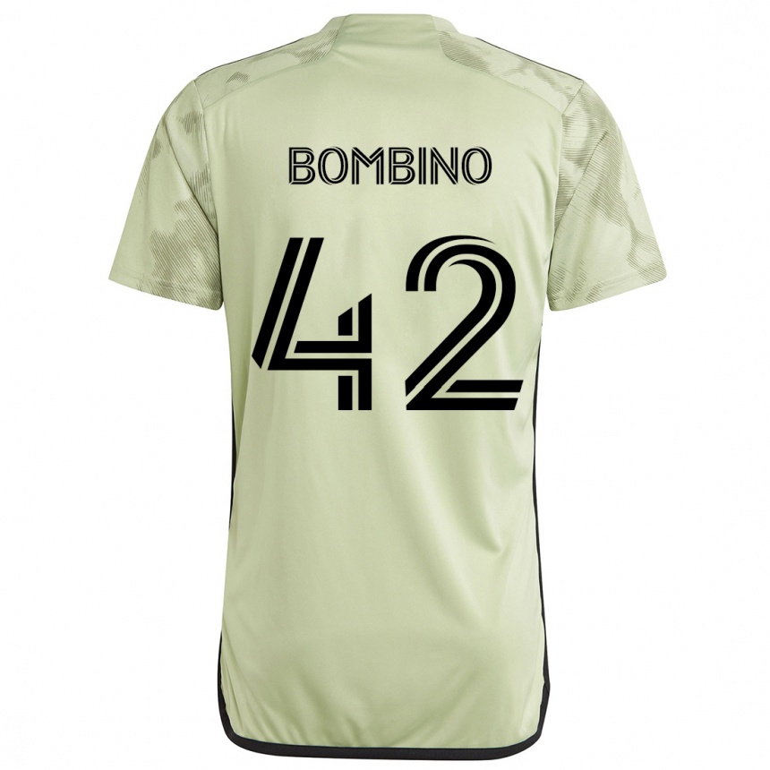 Mujer Fútbol Camiseta Luca Bombino #42 Verde Claro 2ª Equipación 2024/25 Perú