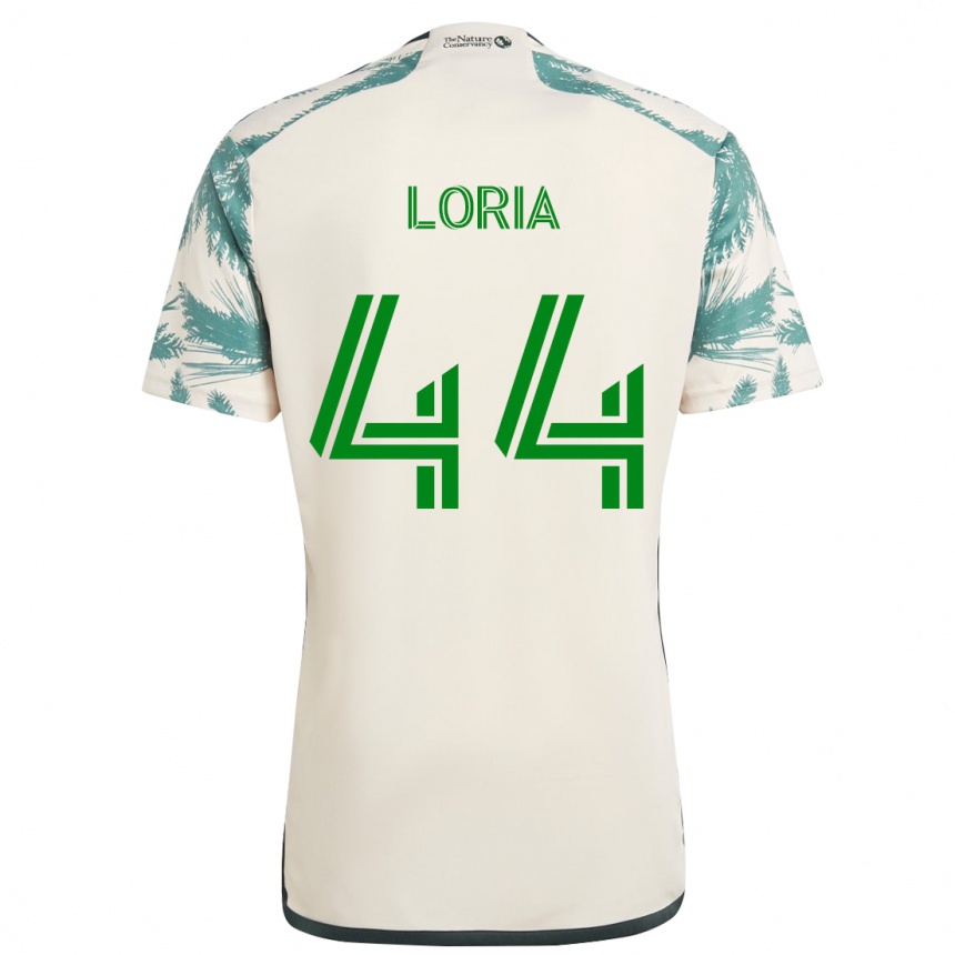 Mujer Fútbol Camiseta Marvin Loría #44 Beige Marrón 2ª Equipación 2024/25 Perú