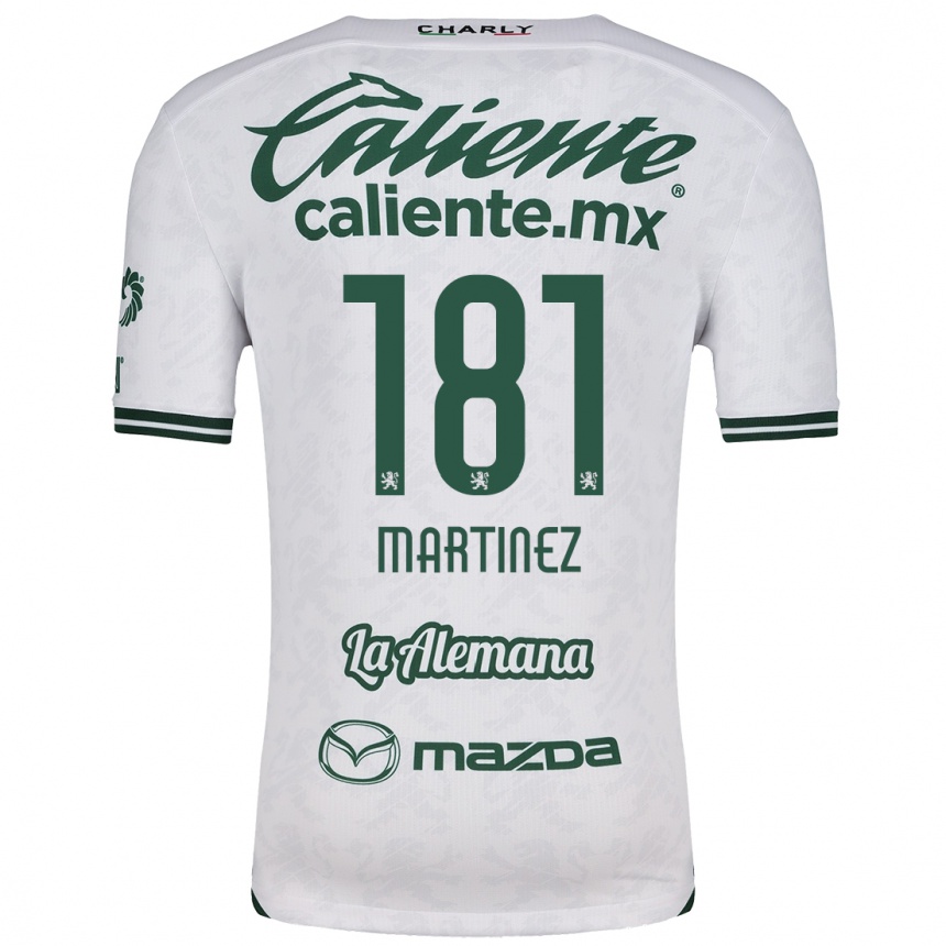 Mujer Fútbol Camiseta Irving Martínez #181 Blanco Verde 2ª Equipación 2024/25 Perú