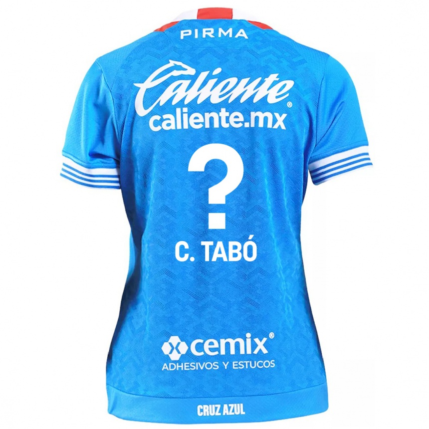 Niño Fútbol Camiseta Christian Tabó #0 Cielo Azul 1ª Equipación 2024/25 Perú