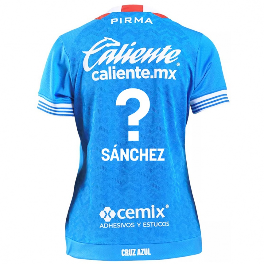 Niño Fútbol Camiseta Jorge Sánchez #0 Cielo Azul 1ª Equipación 2024/25 Perú