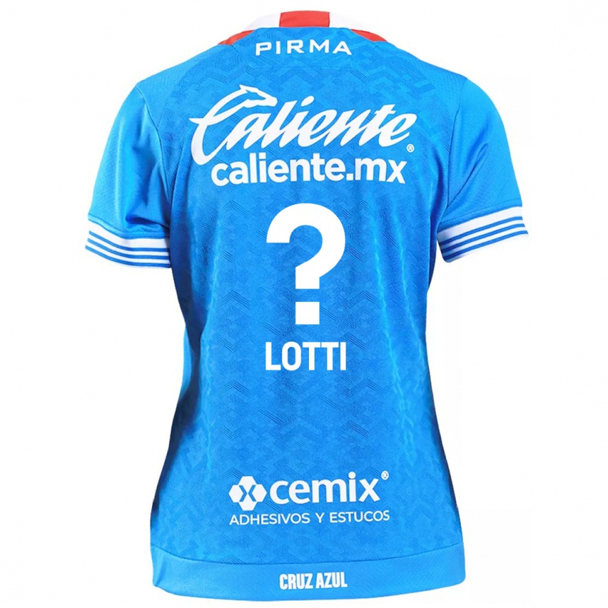 Niño Fútbol Camiseta Augusto Lotti #0 Cielo Azul 1ª Equipación 2024/25 Perú