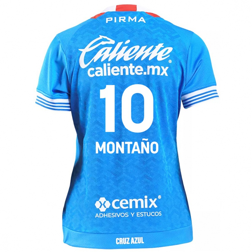 Niño Fútbol Camiseta Andrés Montaño #10 Cielo Azul 1ª Equipación 2024/25 Perú