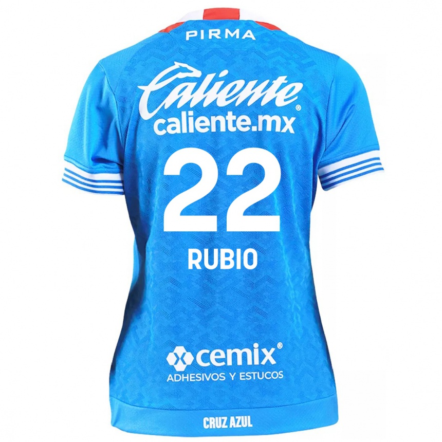 Niño Fútbol Camiseta Raymundo Rubio #22 Cielo Azul 1ª Equipación 2024/25 Perú