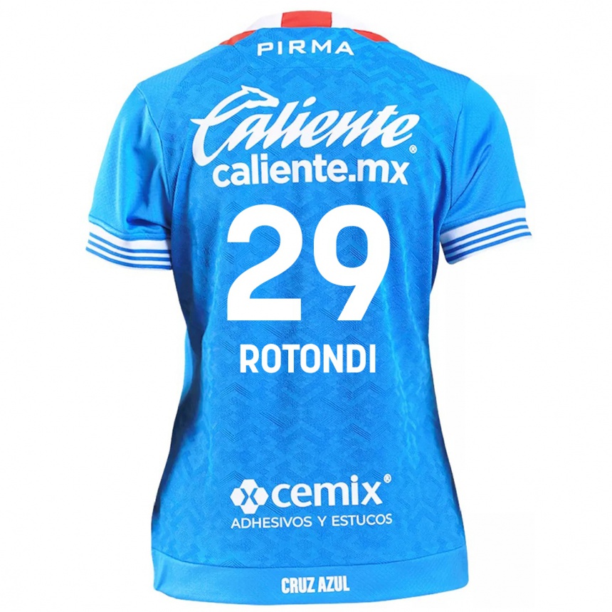 Niño Fútbol Camiseta Carlos Rotondi #29 Cielo Azul 1ª Equipación 2024/25 Perú